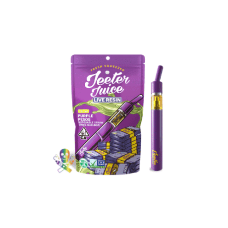 Jeeter Live Resin Disposable – Purple Pesos