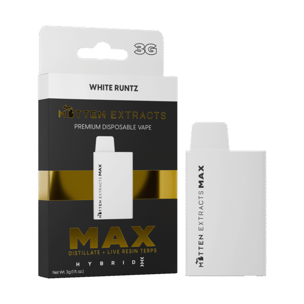 White Runtz MAX Disposable Vape 3g